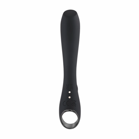 Evolved Ollo Black/Silver Intimate Massager with Ergonomic Handle