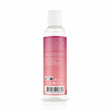 EasyGlide Rose Bubbles Water-Based Lubricant 150ml, pH-Balanced Formula