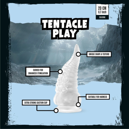 Mythical Mates Tentacle Play Jelly Intimate Machine 22cm Transparent