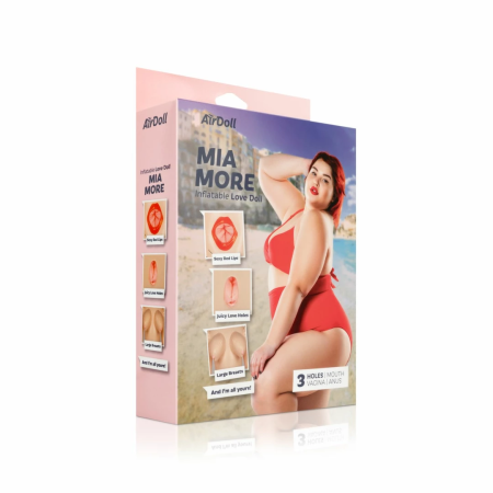 You2Toys AirDoll Mia More Plus Size Inflatable Model with 3 Openings