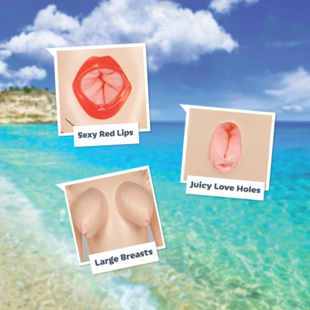 You2Toys AirDoll Mia More Plus Size Inflatable Model with 3 Openings