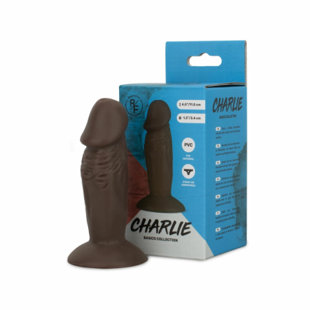 Real Fantasy Charlie Model Intimate Plug with Suction Base 11.5 cm Beige