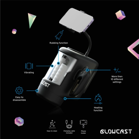 Blowcast WingXP Intimate Machine with Phone Holder and Multi-Function System