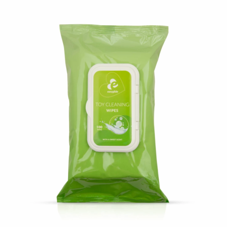 EasyGlide Cleaning Wipes for Intimate Devices 100 pcs Aloe Extract