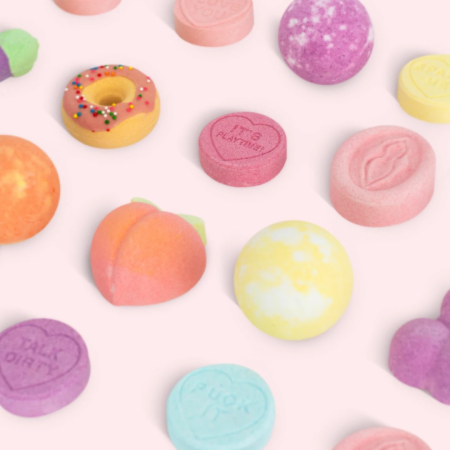 Boners Bath Bomb Cherry Scented - Intimate Spa Delight 130g