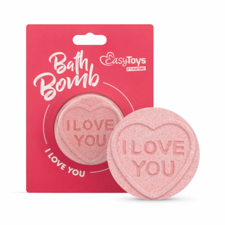 Love Bath Bomb by Bath Bomb Cosmetics - Heart-Shaped, Colourful, Scented
