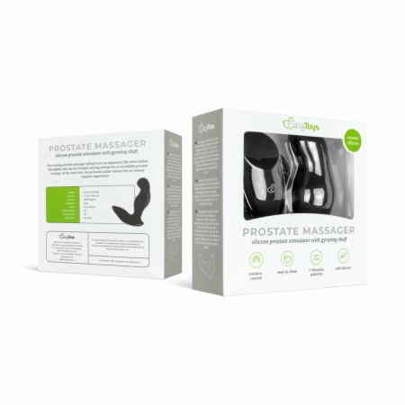 Svakom Hannes Prostate Massager with Wireless Remote, Black, 10 Modes