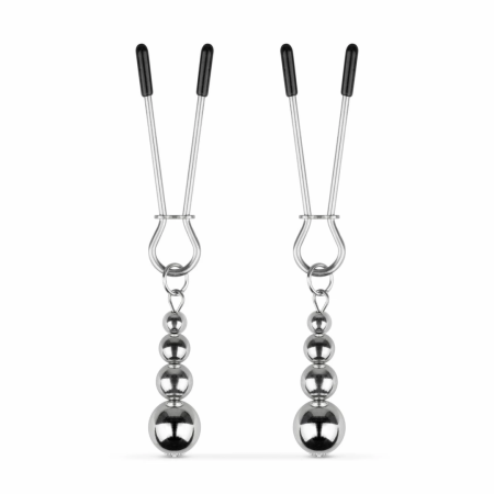 Bedroom Fantasies Silver Adjustable Pressure Nipple Clamp Set