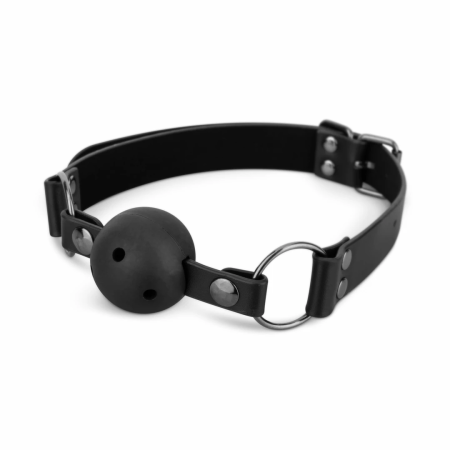 Bedroom Fantasies Adjustable Ball Gag Set 3-Pack Black - Breathable Design
