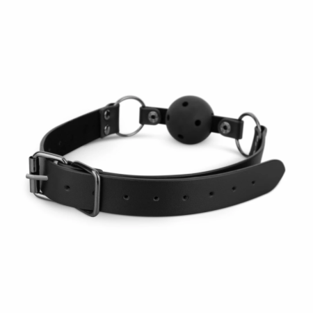 Bedroom Fantasies Adjustable Ball Gag Set 3-Pack Black - Breathable Design