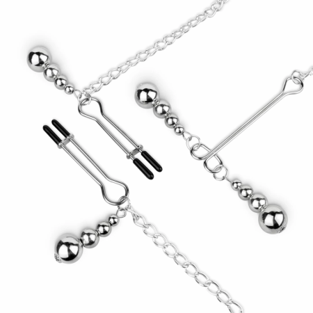 Bedroom Fantasies Adjustable Silver Clamps for Sensitive Zones