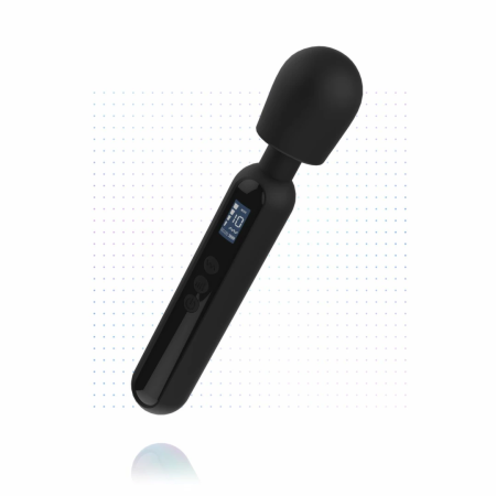 BLAQ Digital Wand Massager Black - With Display & Flexible Head