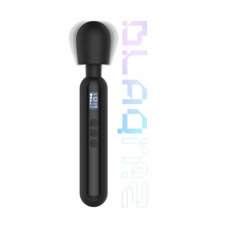 BLAQ Digital Wand Massager Black - With Display & Flexible Head