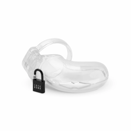 Master Series Lockdown Secure Cage Clear Medium Adjustable Fit