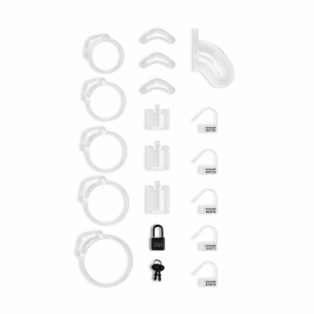 Lockdown Clear Small Restraint Cage Set with Adjustable Rings