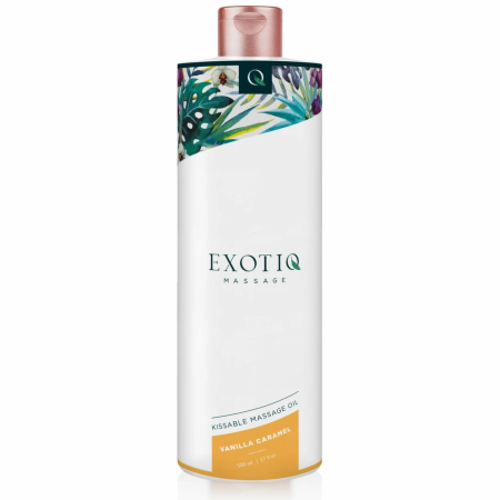 Exotiq Massage Oil Vanilla Caramel 500ml - Nourishing Aromatic Blend