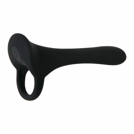 Evolved Cock Armor Rechargeable Silicone Vibrating Ring Black