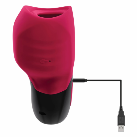 Evolved Body Kisses Intimate Device Red/Black 7-Mode Silicone System