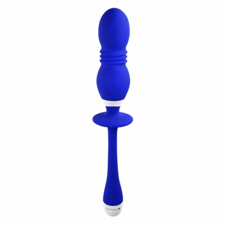 Evolved Play Ball Blue - Vibrating Intimate Device with Thrusting Action