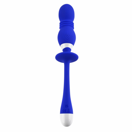 Evolved Play Ball Blue - Vibrating Intimate Device with Thrusting Action