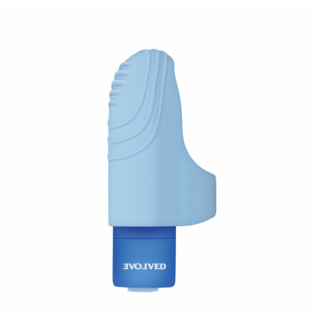 Evolved Fingerlicious Blue - Compact Rechargeable Finger Device with 10 Modes