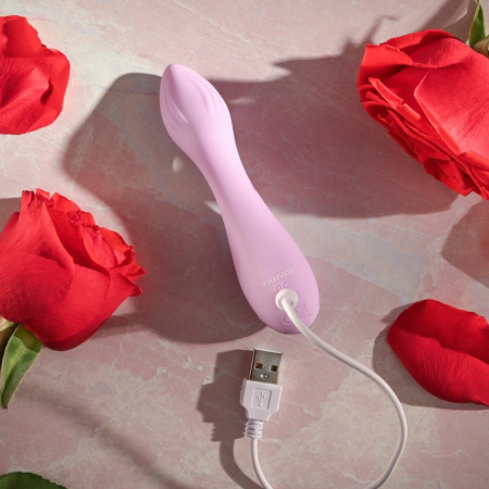 Evolved Lilac G-spot Silicone Vibrator Compact Waterproof 10 Modes