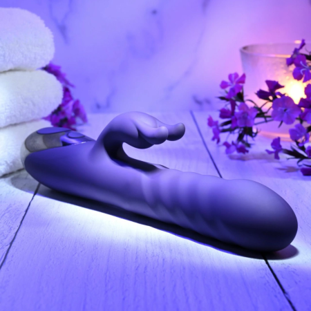 Evolved Rascally Rabbit Intimate Device Purple, Dual Motor, Waterproof