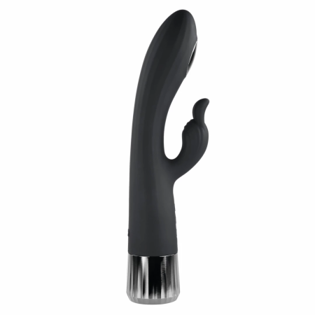 Evolved Heat Up & Chill Dual Motor Intimate System Black Silicone