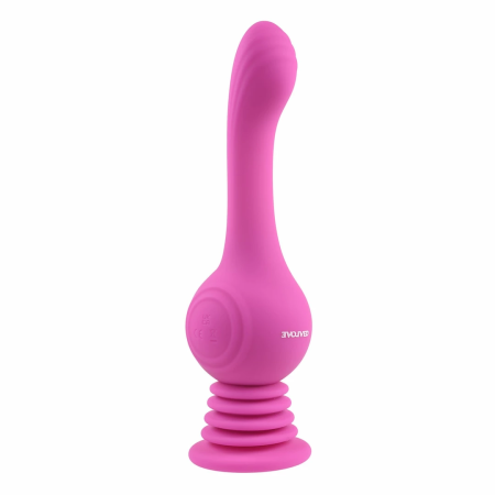 Evolved Gyro Vibe Pink Rechargeable Silicone Intimate Device 19cm