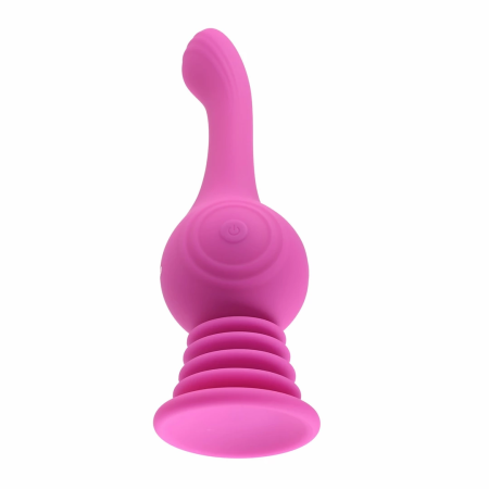 Evolved Gyro Vibe Pink Rechargeable Silicone Intimate Device 19cm