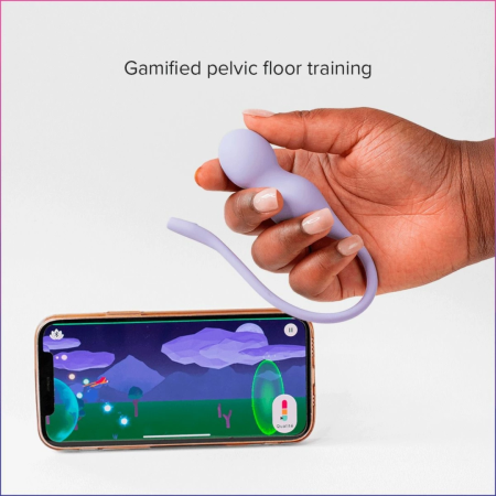 Perifit Care+ Dynamic Pelvic Floor Trainer Lilac - Smart App-Controlled System