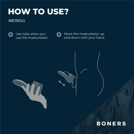 Boners Electric Intimate Machine Blue - Open System, Waterproof, Adjustable Vibration