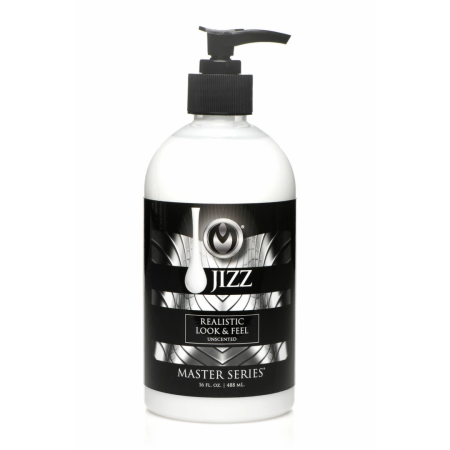 Jizz Body White Water-Based Lubricant 488 ml - Long-Lasting Formula