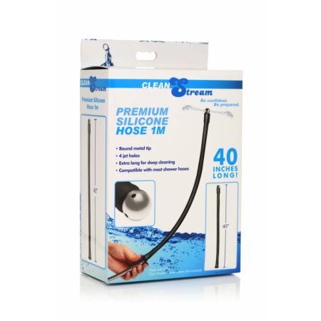 Clean Stream Premium Silicone Hygiene Hose 1m for Shower Systems