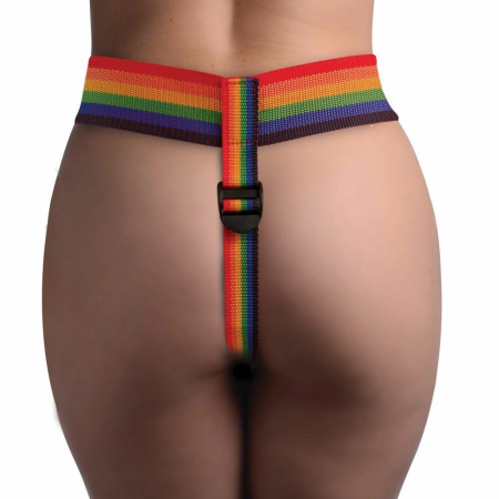 Pipedream Take the Rainbow Adjustable Universal Harness, Black