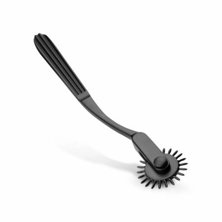 Kiotos Aluminium Sensory Pinwheel Black - Precision Stimulation Tool