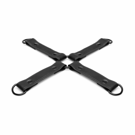 EasyToys Hog Tie Restraint System Faux Leather Black Universal Fit