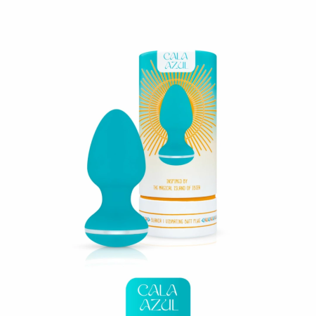 Cala Azul Blanca Vibrating Intimate Plug 10 Modes Waterproof USB Rechargeable