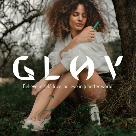 GLOV Eco Bullet Vibrator Green Rechargeable 10-Function Device