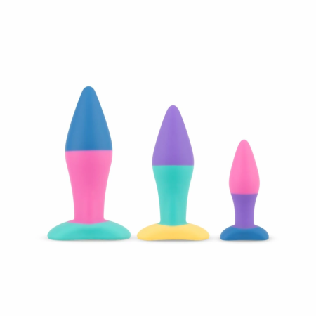 Koda Silicone Anal Training Set 3 Sizes Colorful Design