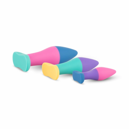 Koda Silicone Anal Training Set 3 Sizes Colorful Design