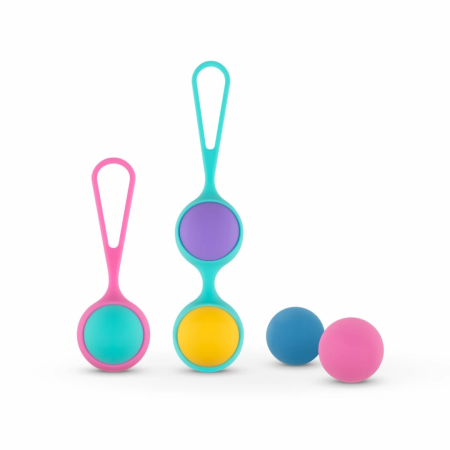 Vita Kegel Ball Set - Multicolor Pelvic Floor Training System, Silicone