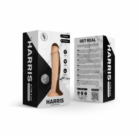 Real Fantasy Deluxe Harris Model, Flexible Silicone, 15 cm, Beige