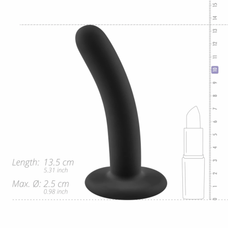 NO-PARTS Logan Model 13.5 cm Black Silicone Intimate Accessory