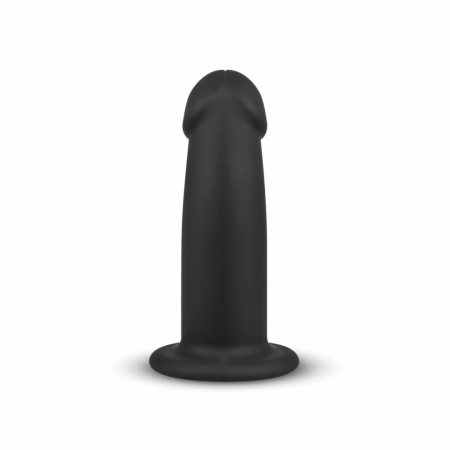 NO-PARTS Charlie Silicone Intimate Device 14.5 cm Black with Suction Base