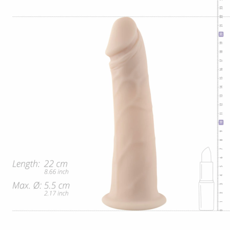 NO-PARTS Cameron Hollow Intimate Extension 22 cm Silicone Black