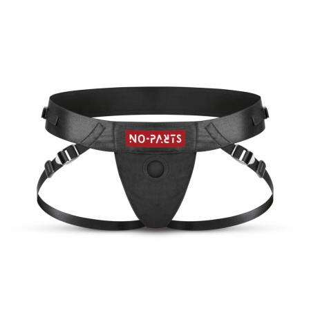 No-Parts Jordan Adjustable Intimate Harness, Flexible Size, Black