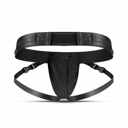No-Parts Jordan Adjustable Intimate Harness, Flexible Size, Black