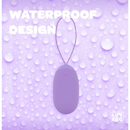 Easytoys Luv Egg XL Purple - Remote-Controlled Silicone Intimate Device