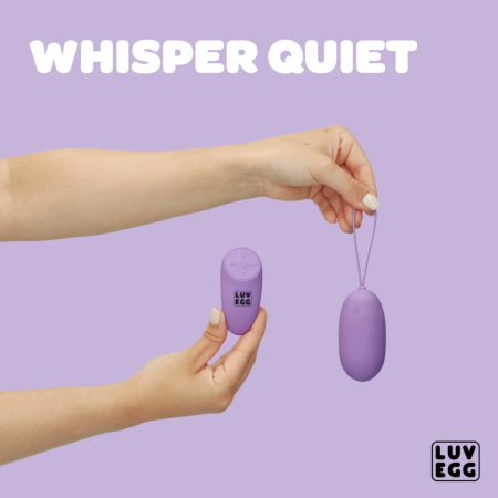 Easytoys Luv Egg XL Purple - Remote-Controlled Silicone Intimate Device